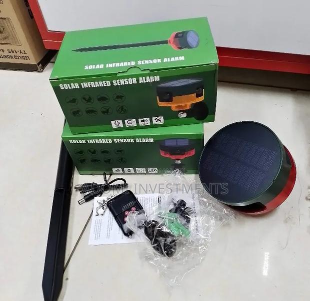 Solar Outdoor Alarm Motion Sensor, 360°Motion Detector Alarm