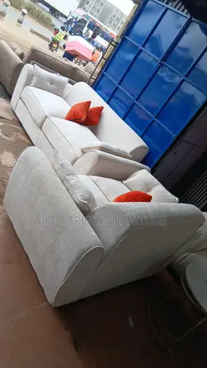 5 Seater Sofa Set – 3,2 Spring Beige Upholstery
