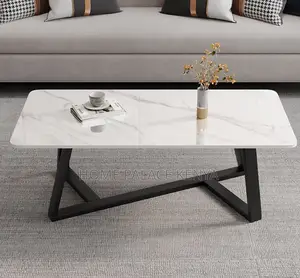 Coffee Table: Slate Top Table With Non Slip Special Shape Legs