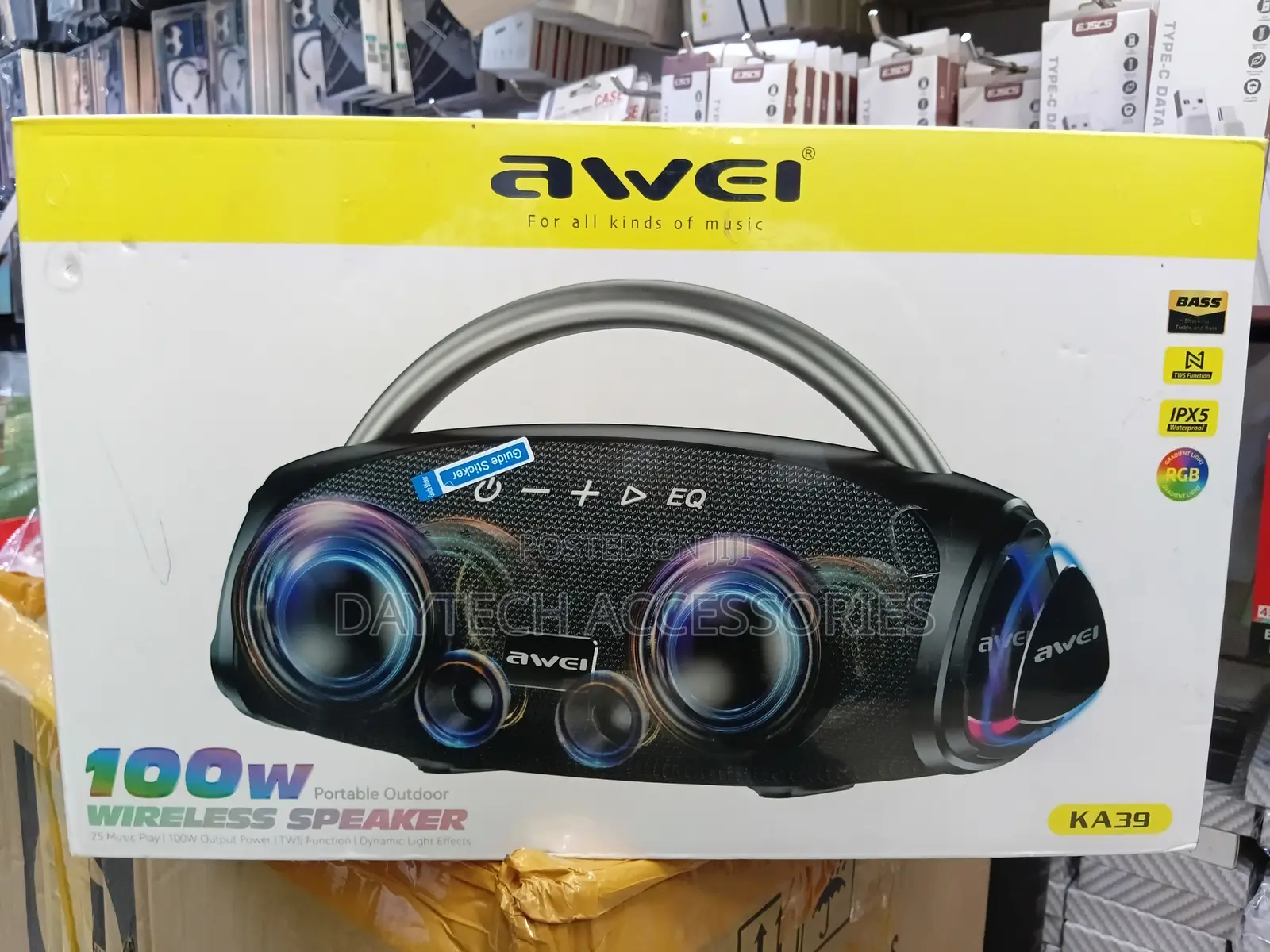 Awei Ka39 100w Powerful Bluetooth Speaker Big Sound.