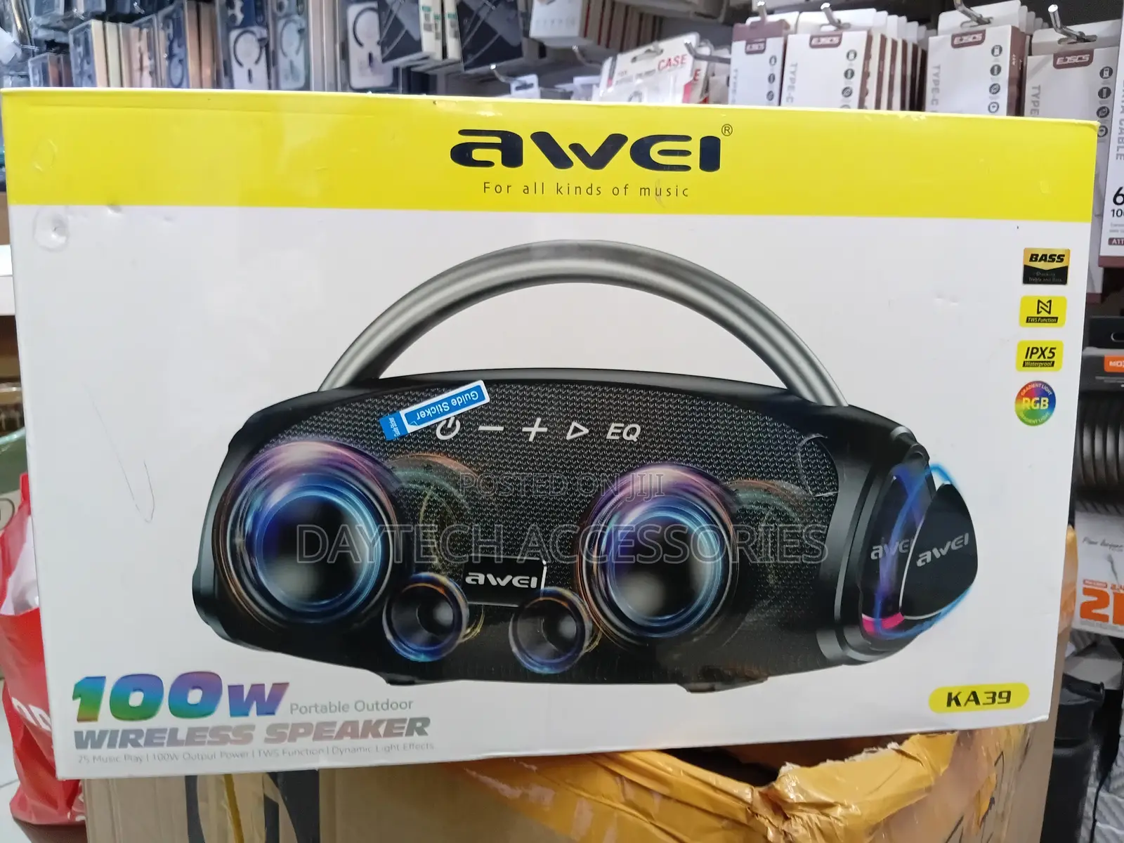 Awei Ka39 100w Powerful Bluetooth Speaker Big Sound.