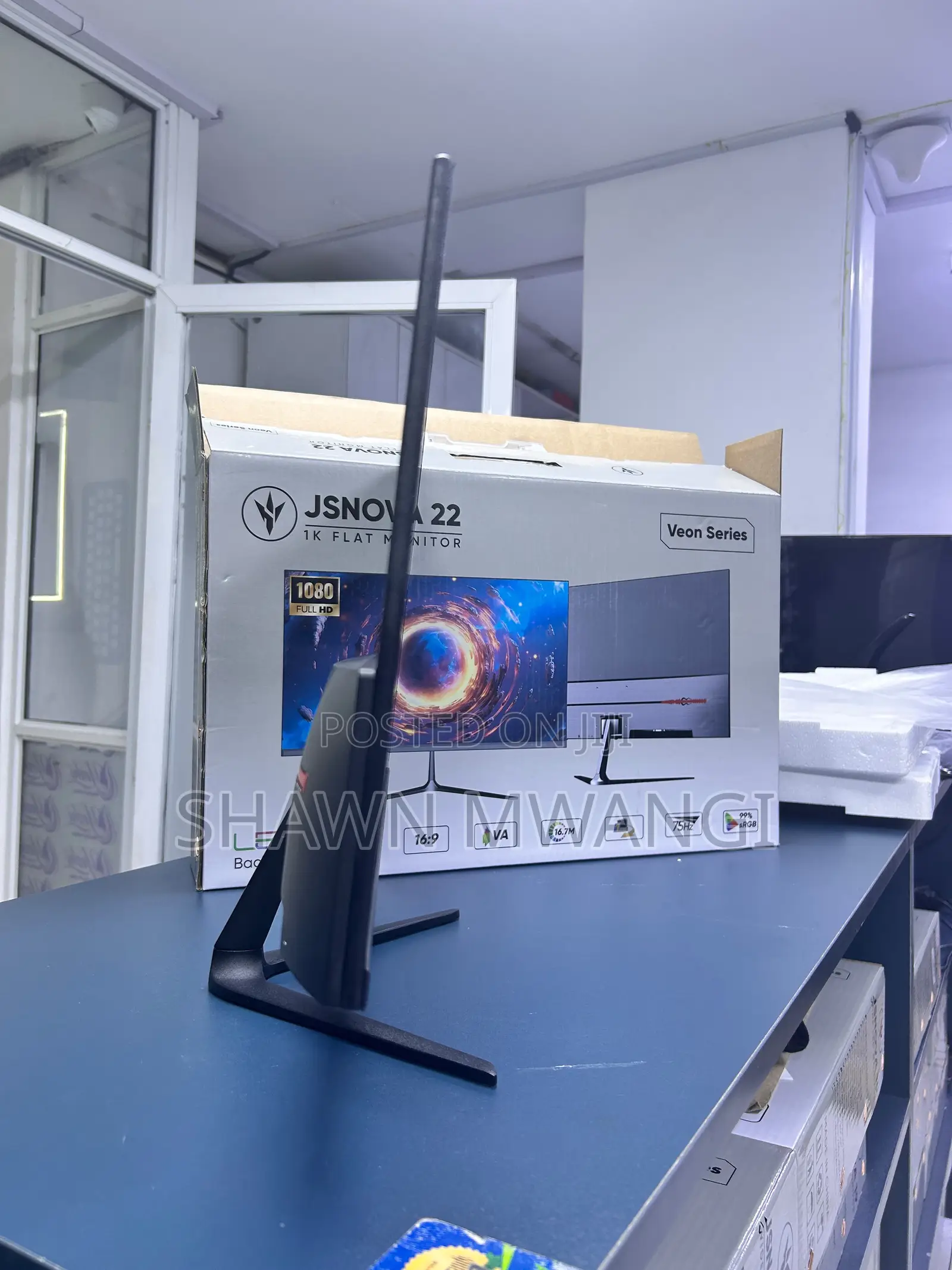 Jsnova Monitor Edge to Edge 22 Inches