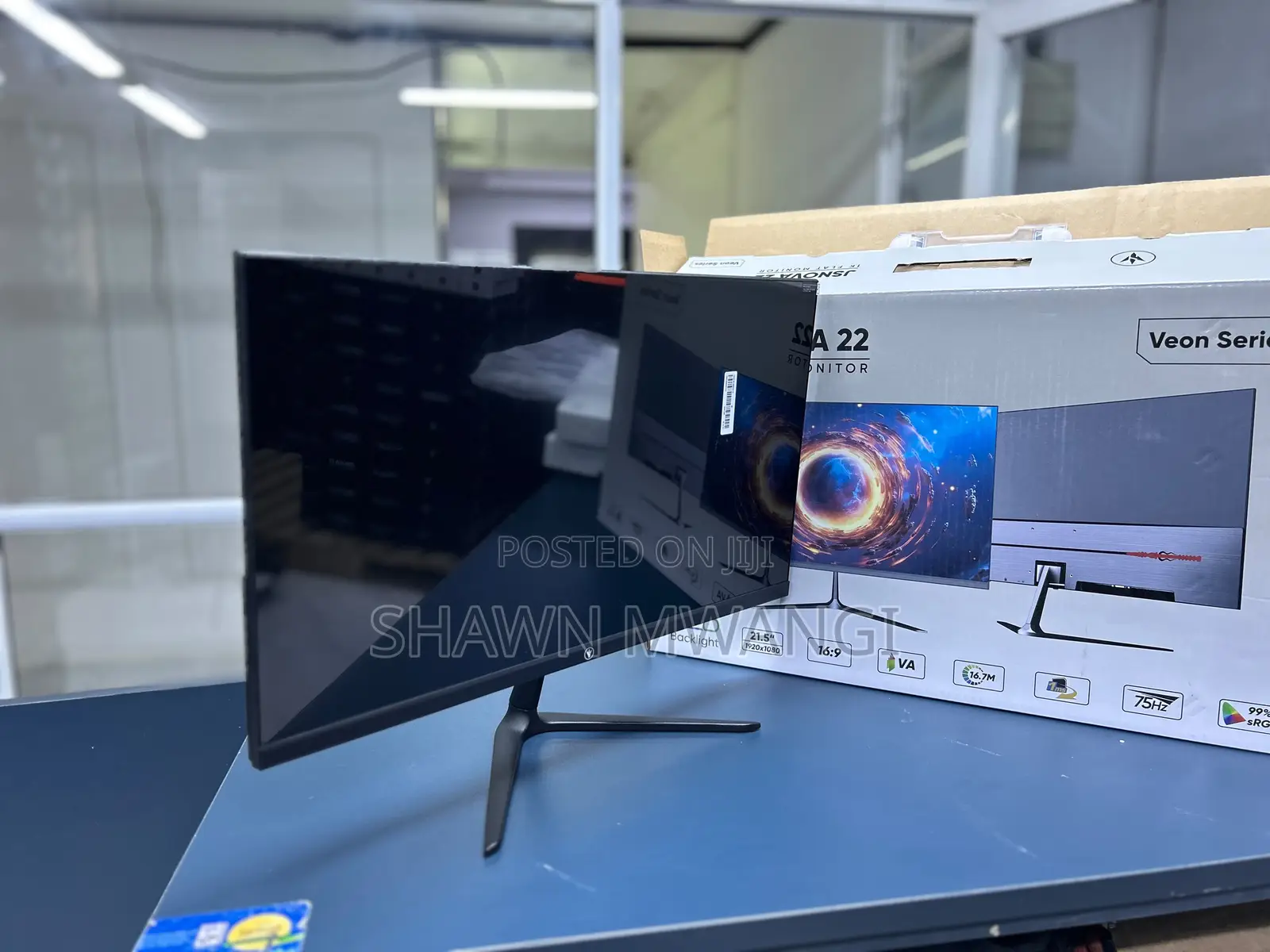Jsnova Monitor Edge to Edge 22 Inches