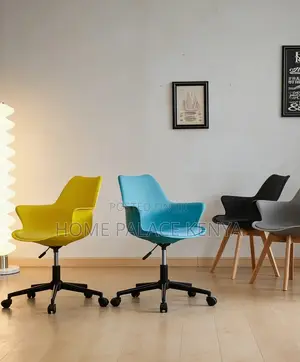 Swivel Chair: Adjustable Swivel Rotary Chair With Soft Cushion