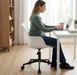 Swivel Chair: Adjustable Swivel Rotary Chair With Soft Cushion