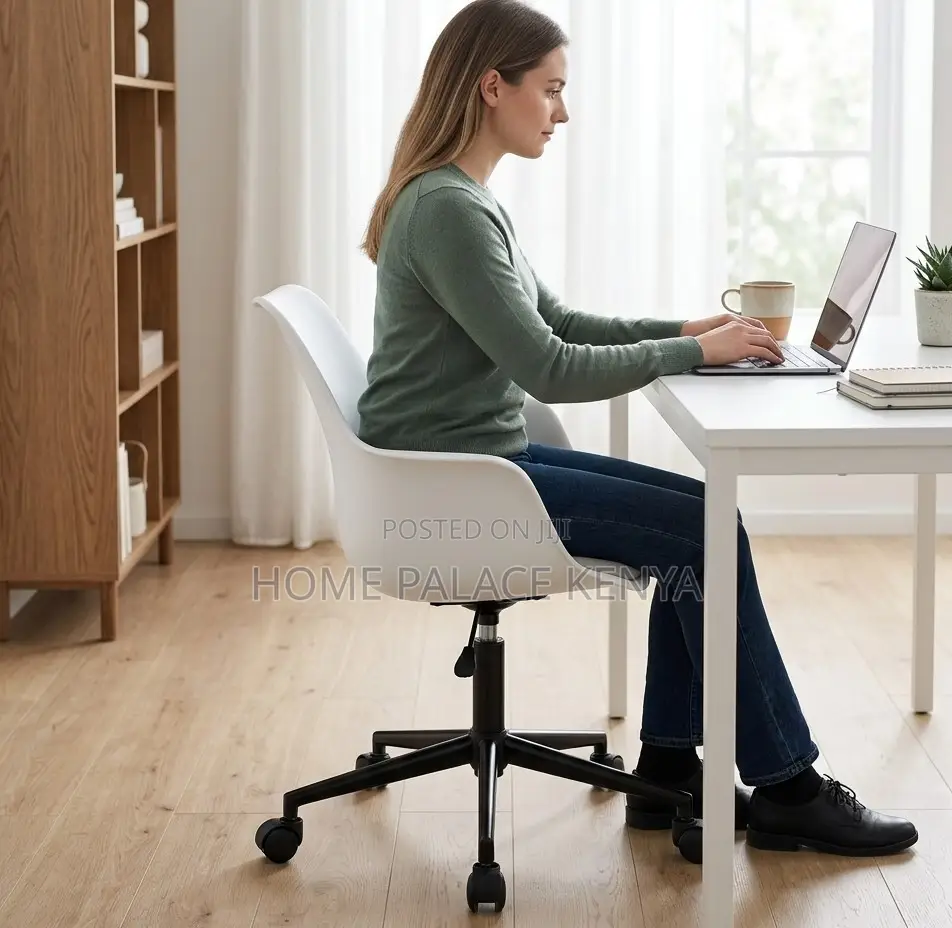 Swivel Chair: Adjustable Swivel Rotary Chair With Soft Cushion