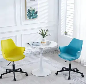 Swivel Chair: Adjustable Swivel Rotary Chair With Soft Cushion