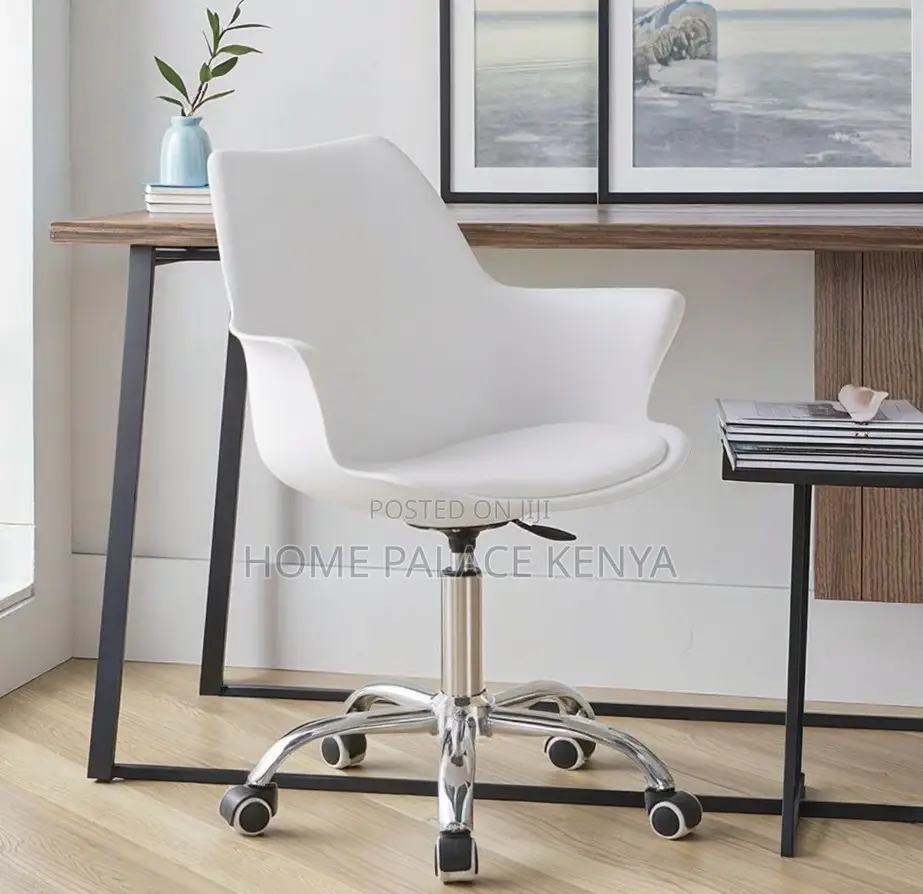 Swivel Chair: Adjustable Swivel Rotary Chair With Soft Cushion