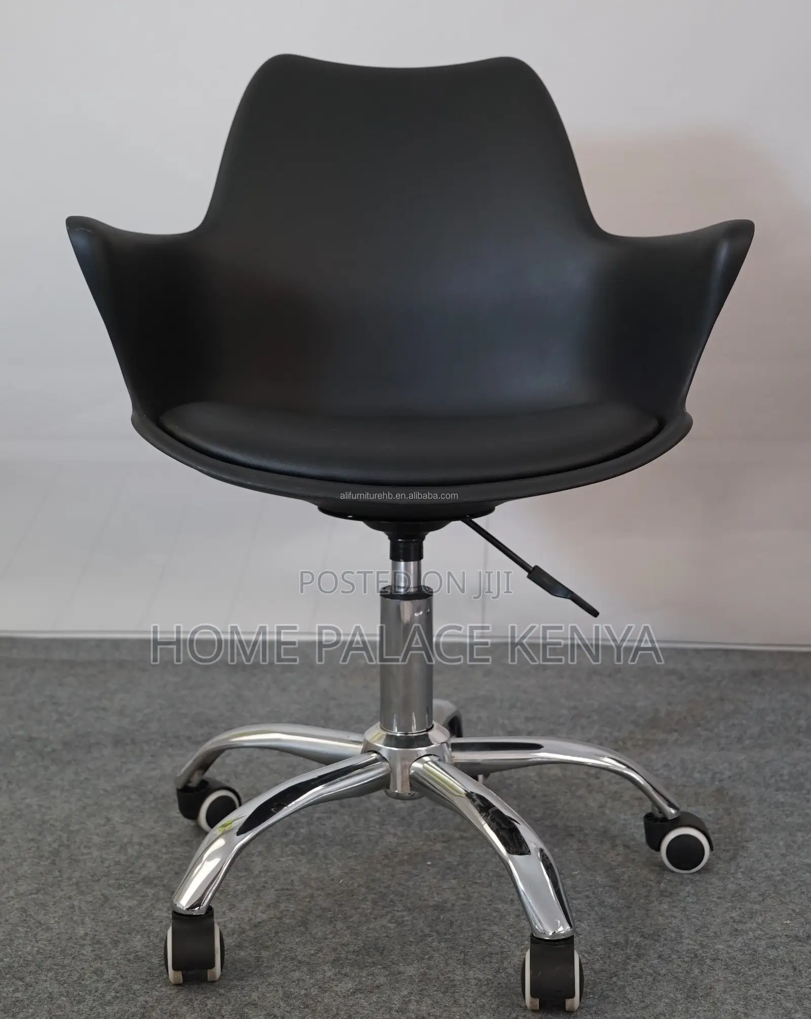 Swivel Chair: Adjustable Swivel Rotary Chair With Soft Cushion