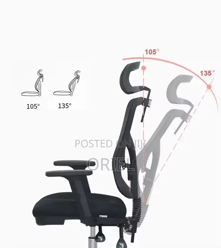 Office Chair : Breathable Ergonomic Back Office Chair