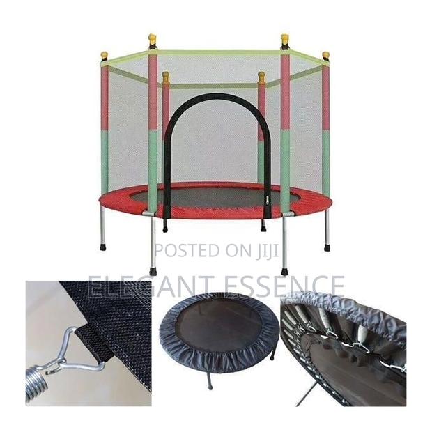 Compact 4ft Mini Trampoline With Safety Net for Home Use