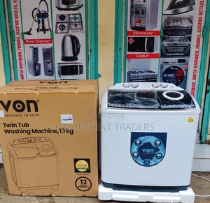 Von Washing Machine Twin Tub Wash and Spin 13kg