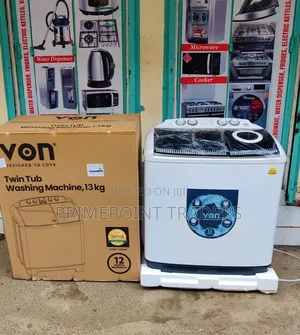 Von Washing Machine Twin Tub Wash and Spin 13kg