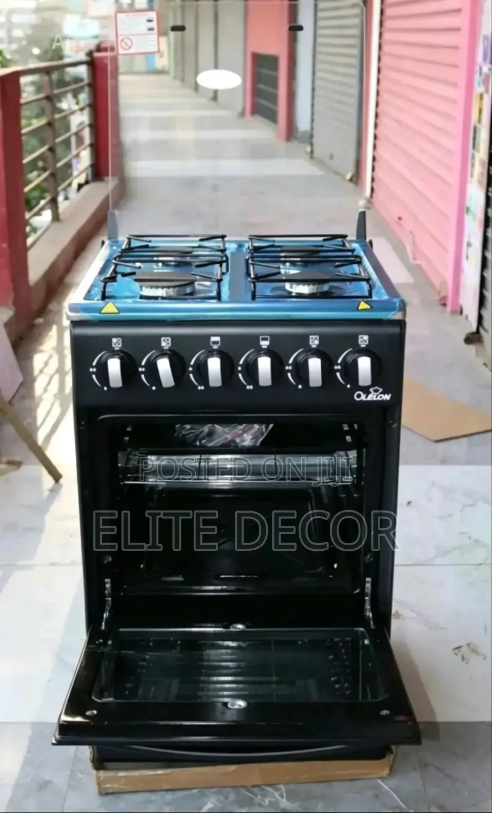 Olelon Full Gas Standing Cooker (50×55cm) With Gas Oven