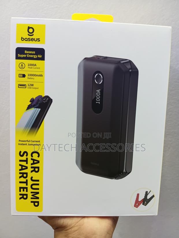 Baseus Super Energy Air Car Jump Starter 10,000mah/1000a.
