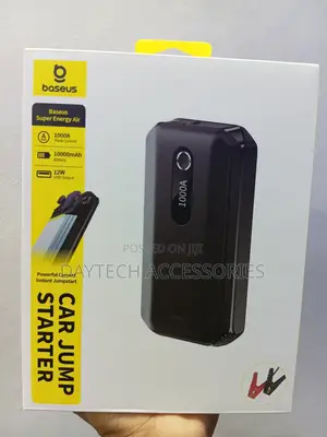 Baseus Super Energy Air Car Jump Starter 10,000mah/1000a.