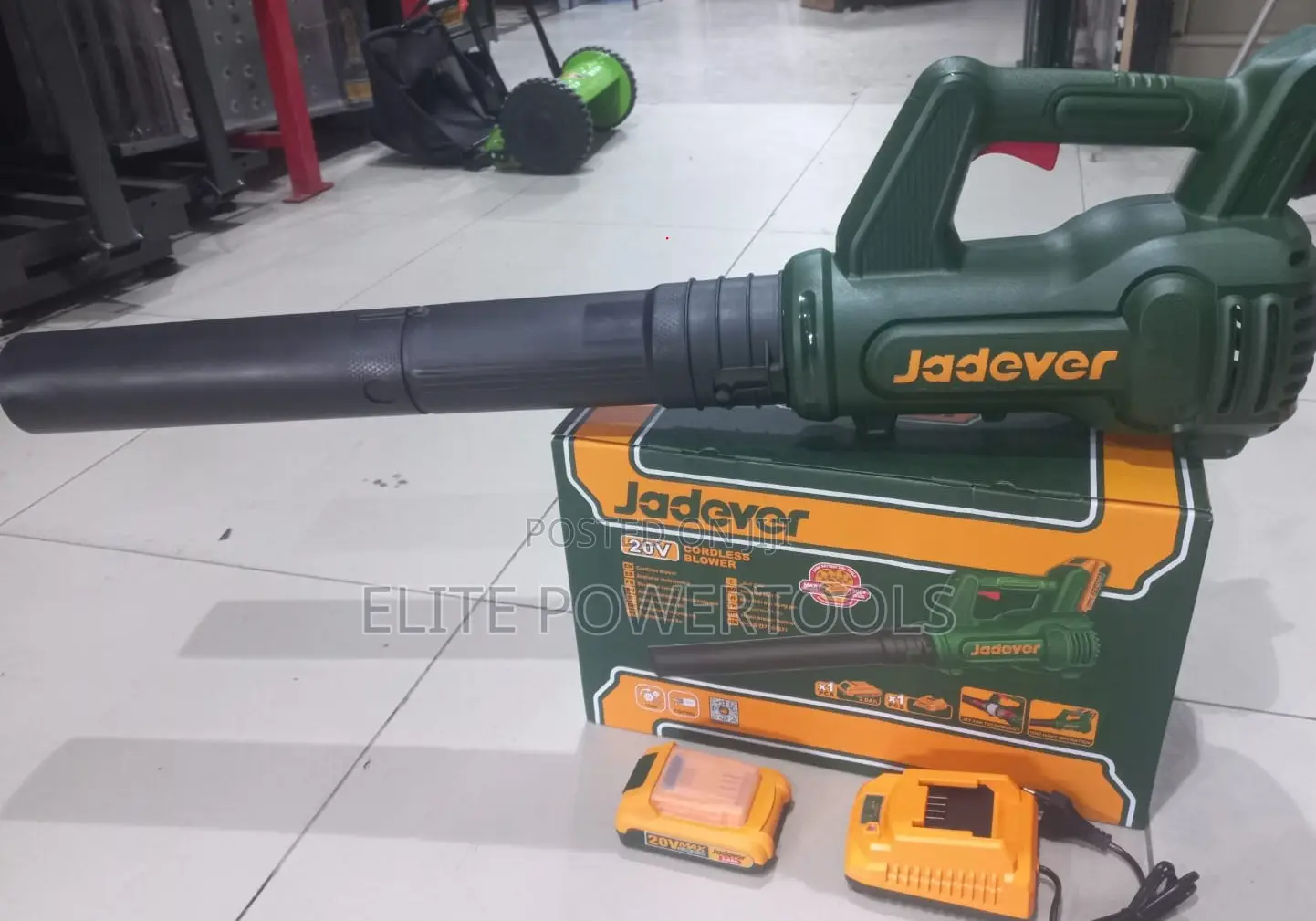 Jadever 20v Cordless Leaf Blower With Battery Charger