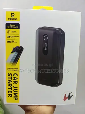 Baseus Super Energy Air Car Jump Starter Built-in 10000mah Power Bank