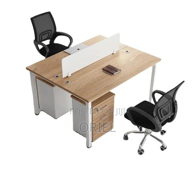 Office Workstation : Minimalist 2-Seater Shared Workstation - thumbnail 5