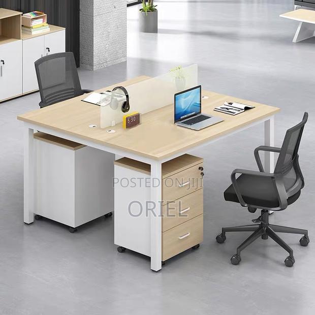 Office Workstation : Minimalist 2-Seater Shared Workstation - thumbnail 7