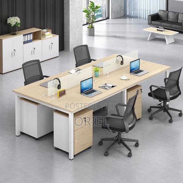 Office Workstation : Minimalist 2-Seater Shared Workstation - thumbnail 10