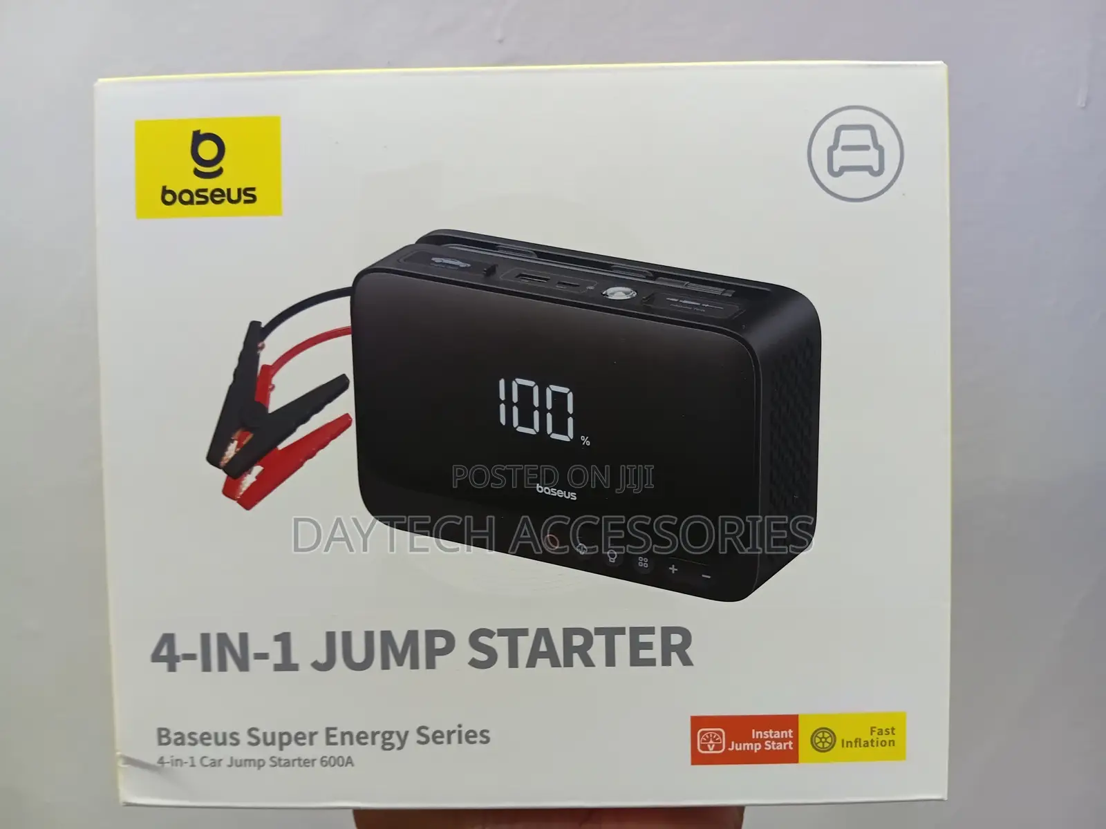 This Is a Baseus Super Energy Series 4-in-1 Car Jump Starter (600a)