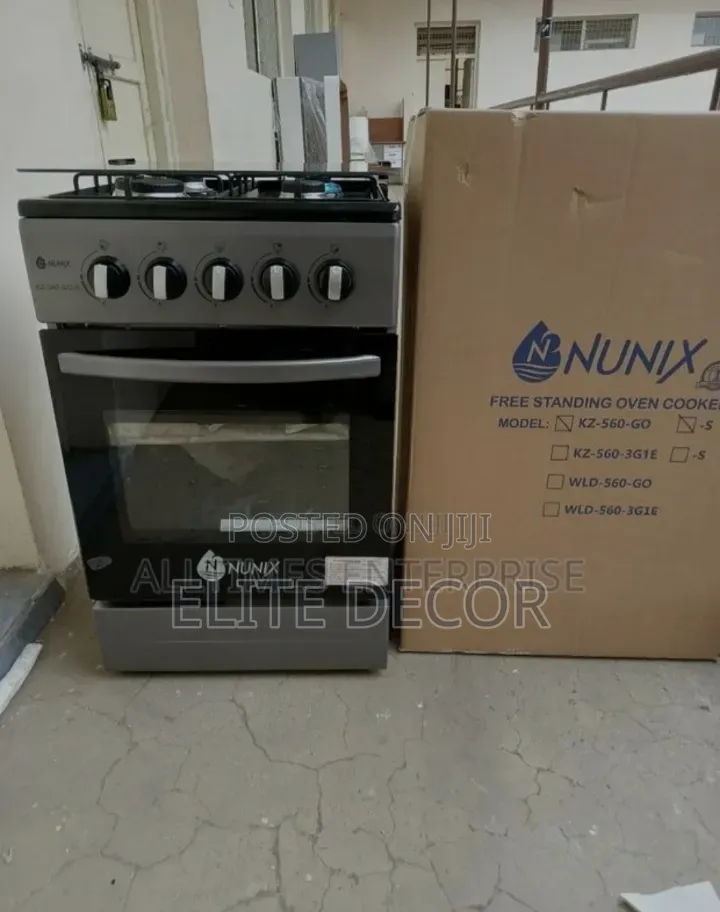 New Model Nunix 50×55 Full Gas Standing Cooker