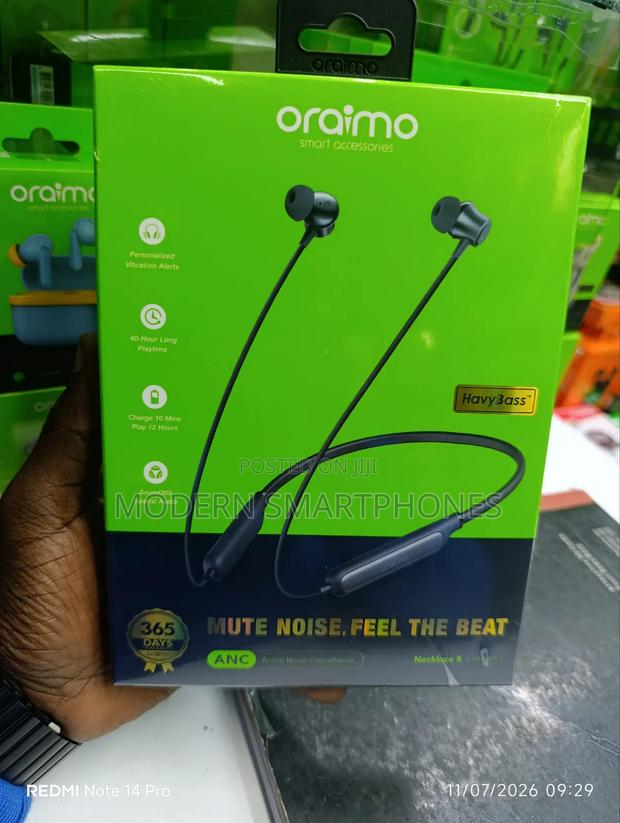 Oraimo Necklace 5 Oraimo Necklace 5 Anc Neckband Earphones