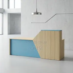 Reception Desk; 2.4m Custom Office Reception Table