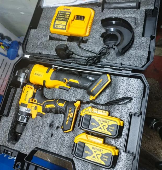 Highly Recommended Rechageable Dewalt Combo/ New 48v Grinder and Drill