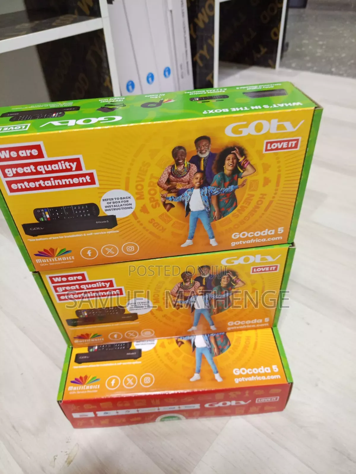 Original Gotv Gocoda 5 Decoder – Hd Digital TV Receiver With Remote