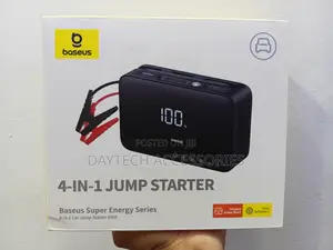 Baseus Super Energy 4-in-1 Jump Starter 6000 Mah 600a - Black