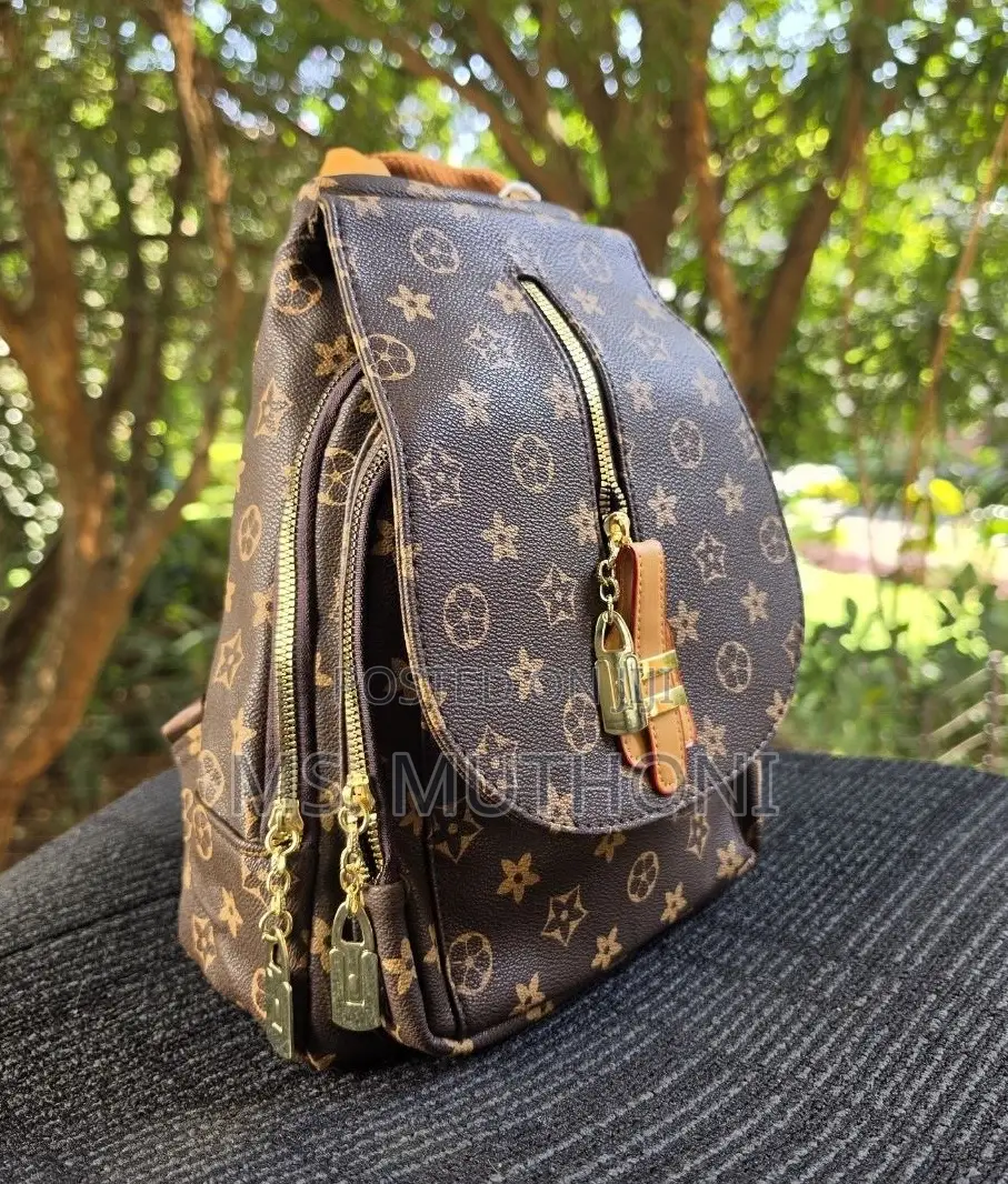 Vintage Stylish Unisex Monogram Mini Backpac