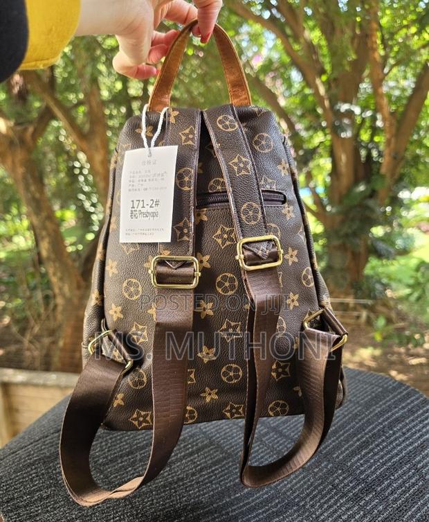 Vintage Stylish Unisex Monogram Mini Backpac - thumbnail 2
