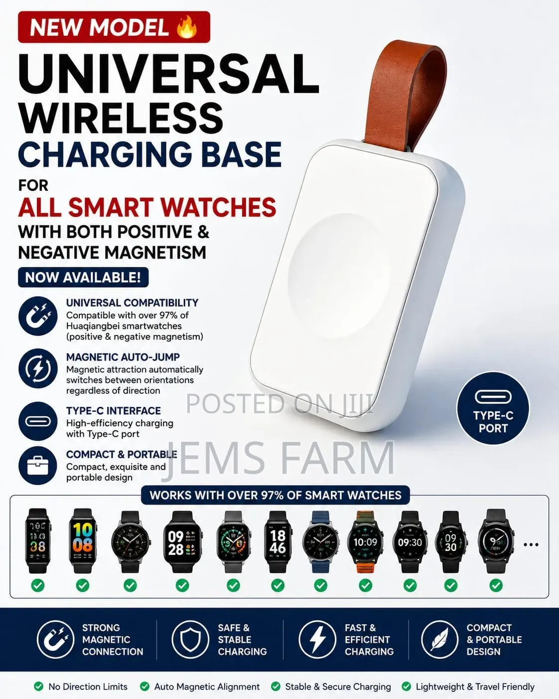 Universal Wireless Charging Base