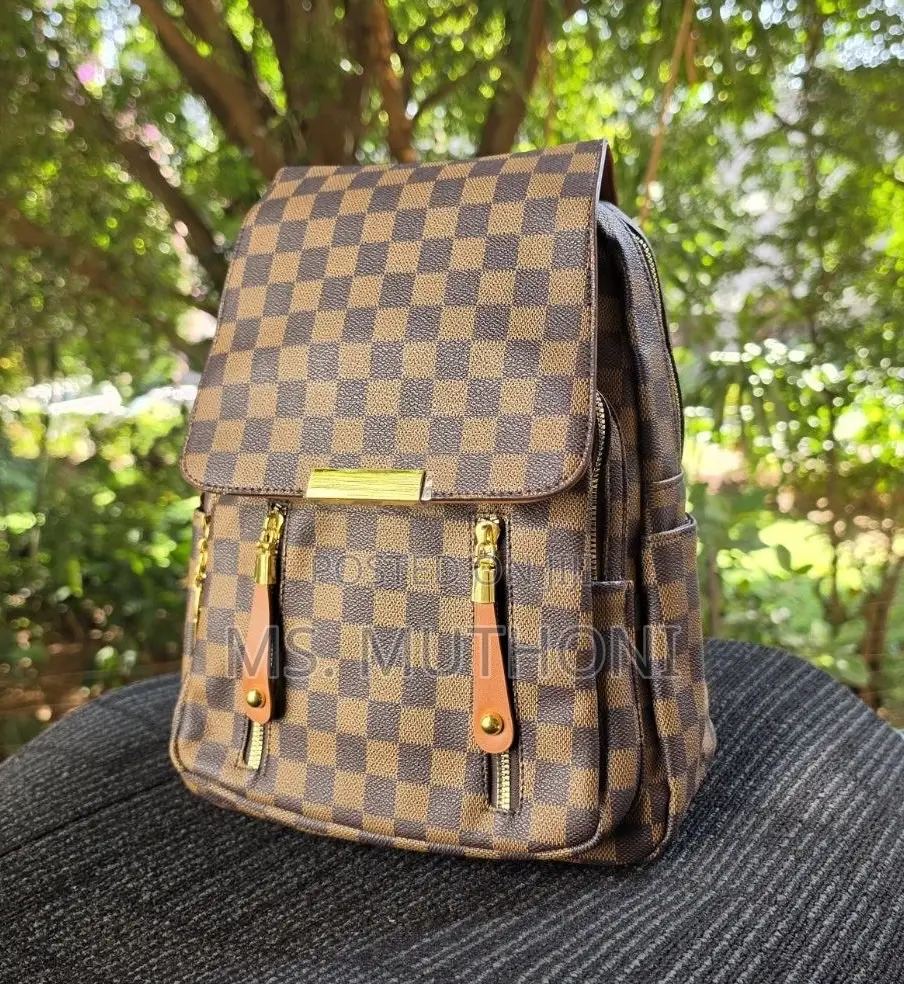 Luxury Checkered Unisex Eberyday Backpack