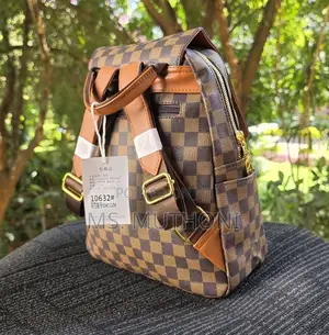 Luxury Checkered Unisex Eberyday Backpack