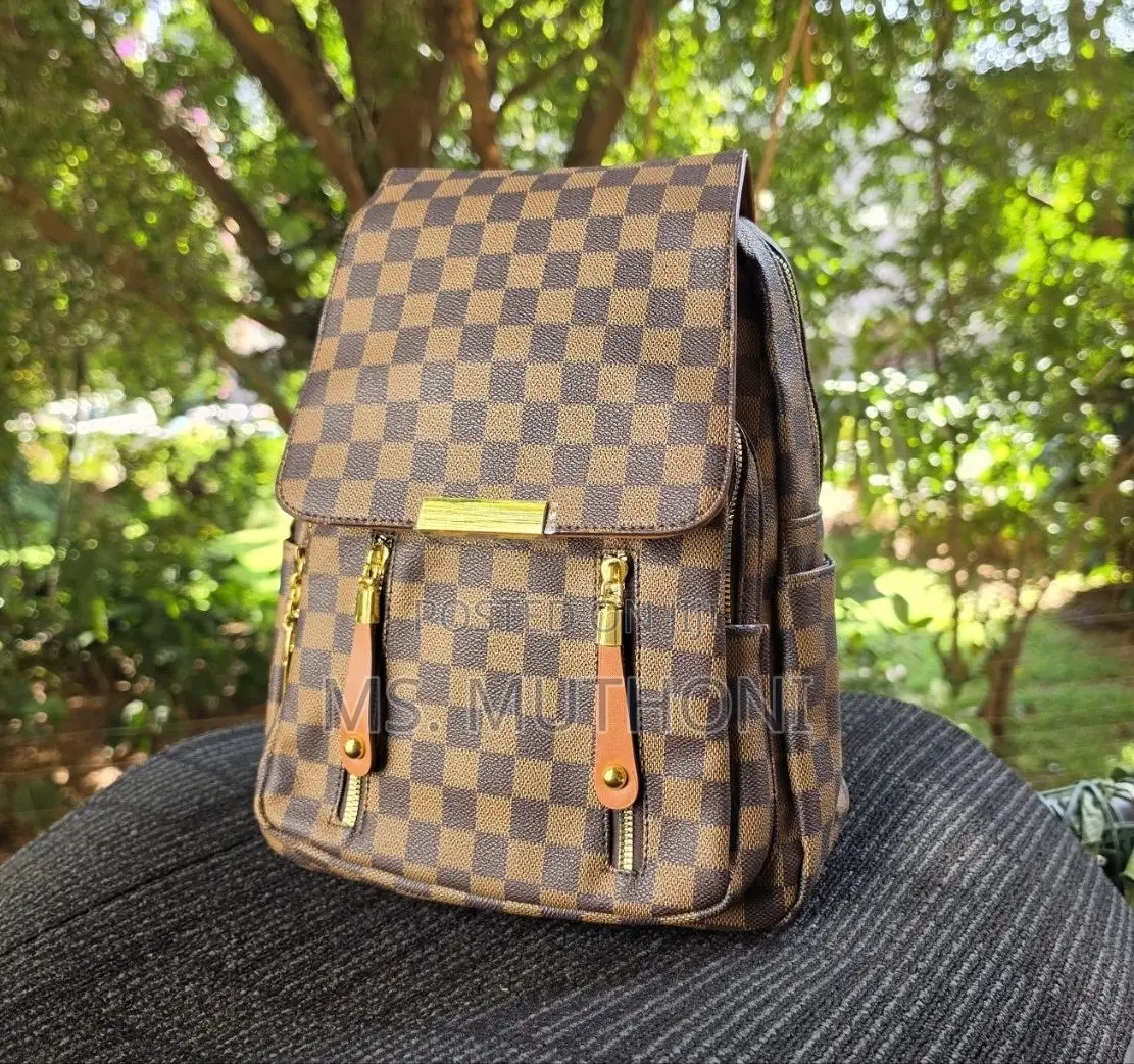 Luxury Checkered Unisex Eberyday Backpack