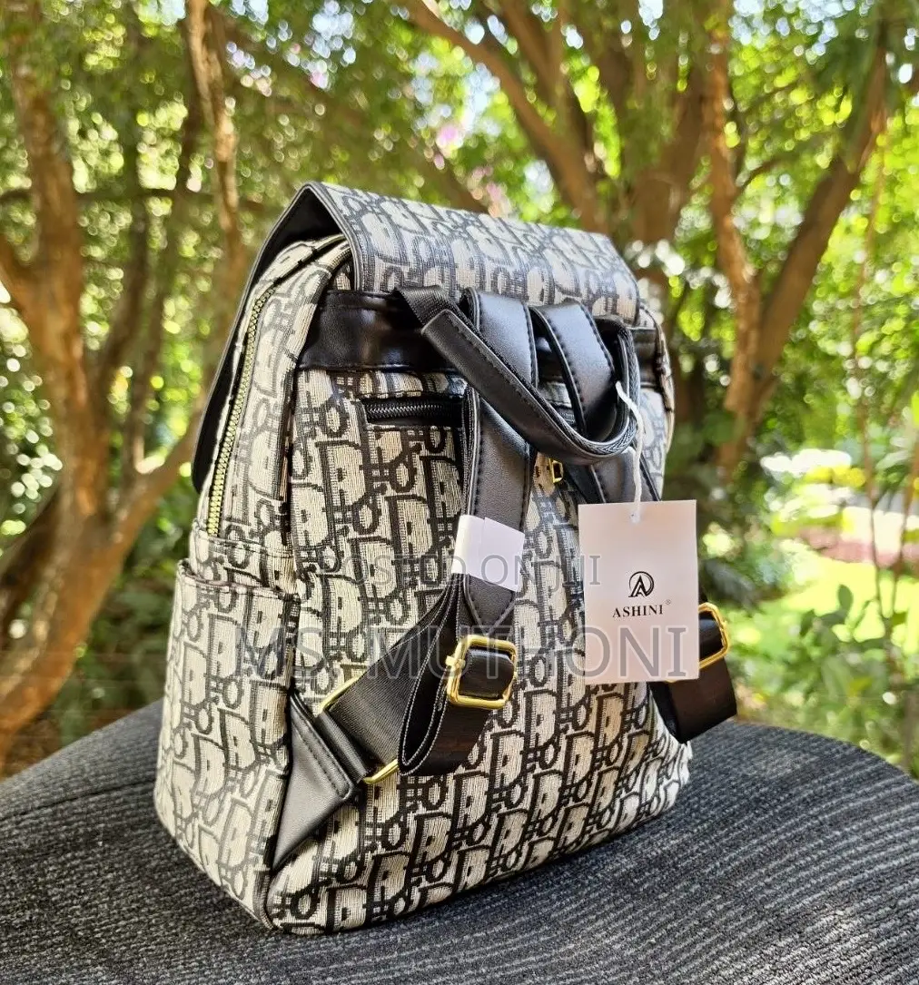 Dior Oblique Imspired Design Mimimalist Backpack