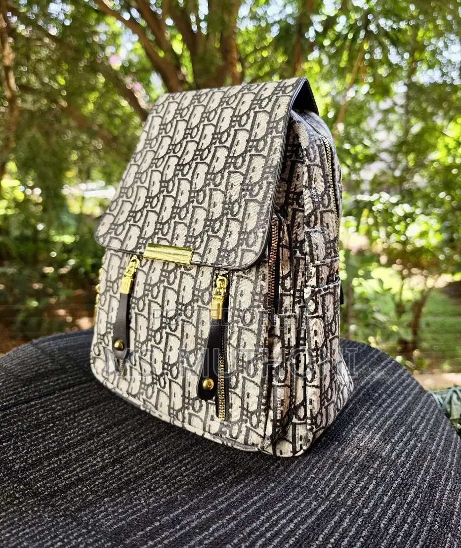 Dior Oblique Imspired Design Mimimalist Backpack