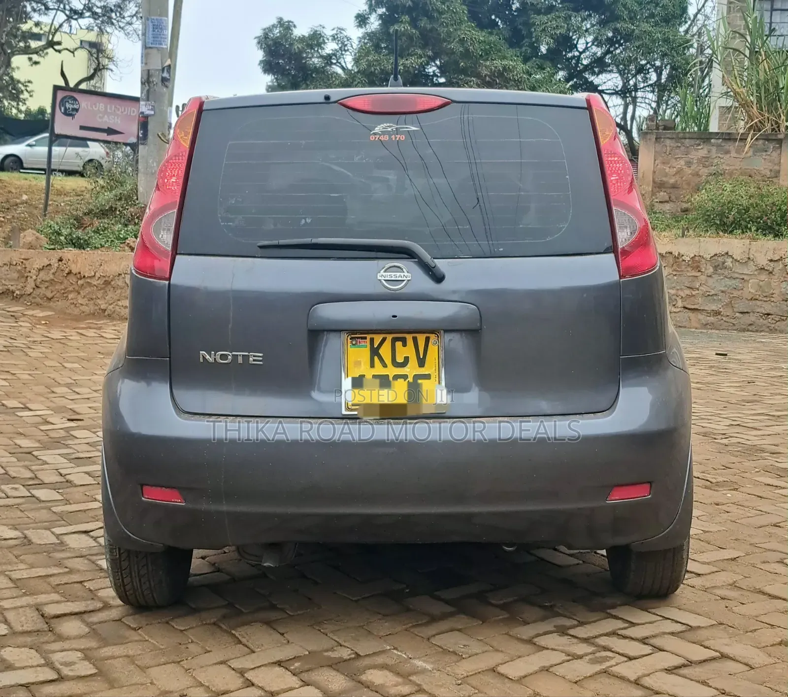 Nissan Note 2012 Gray