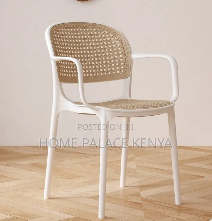 Plastic Chair: Rattan Inspired Weatherproof Chair With Armrests