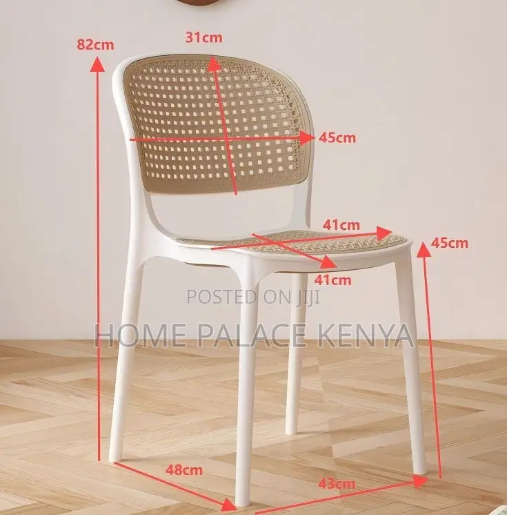 Plastic Chair: Rattan Inspired Weatherproof Chair With Armrests