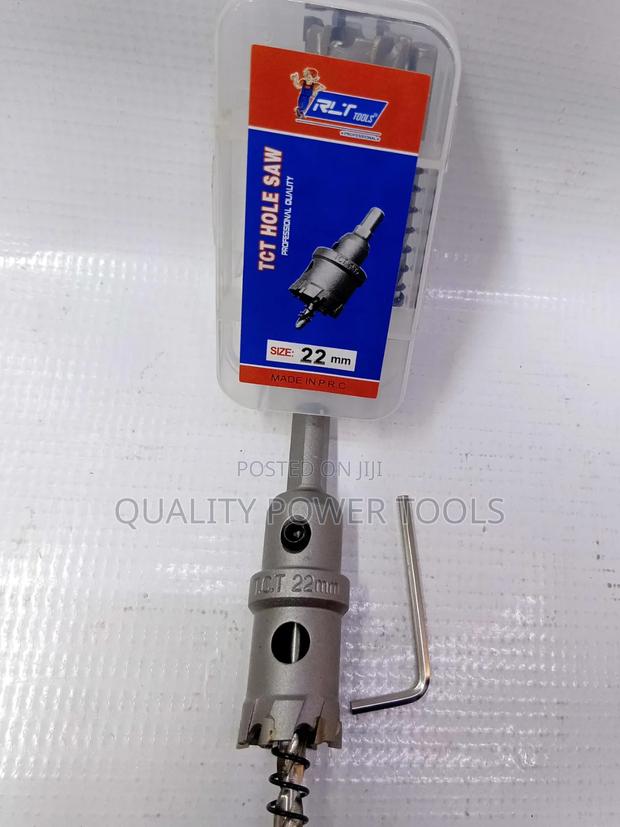 RLT Tools 22mm TCT (Tungsten Carbide Tipped) Hole Saw