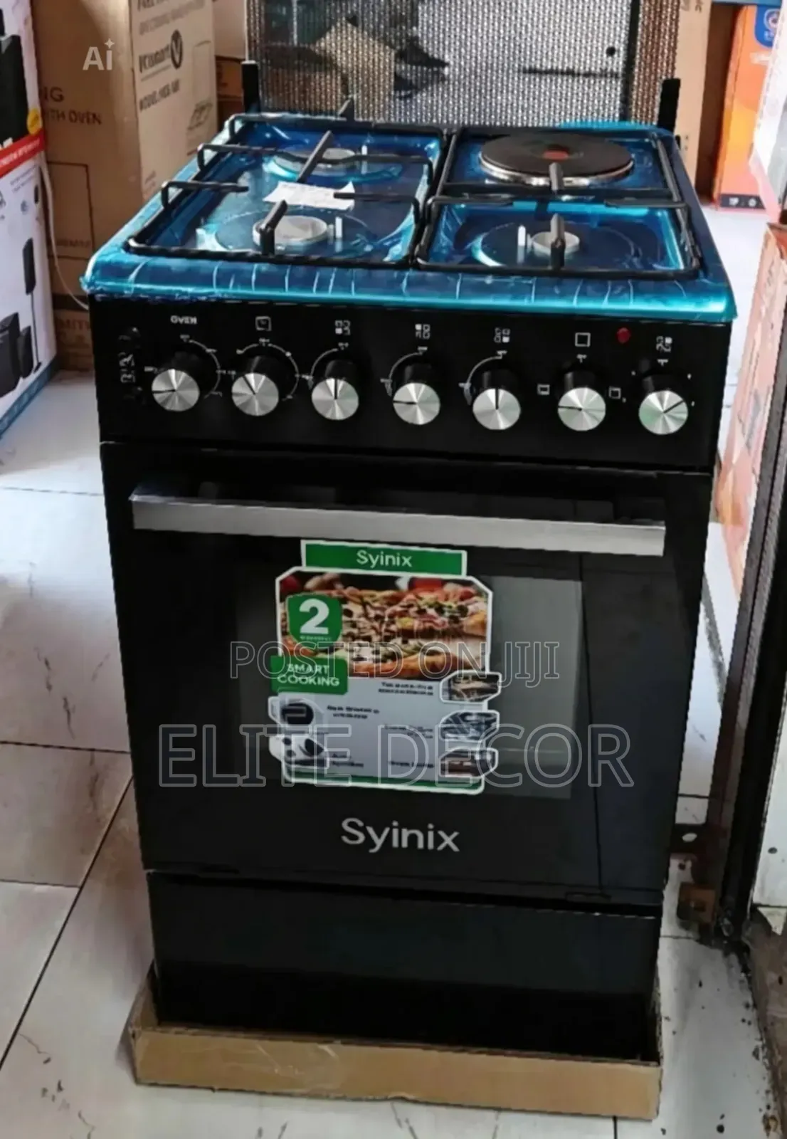 Syinix 50×50 3g+1e Standing Cooker With Electric Oven