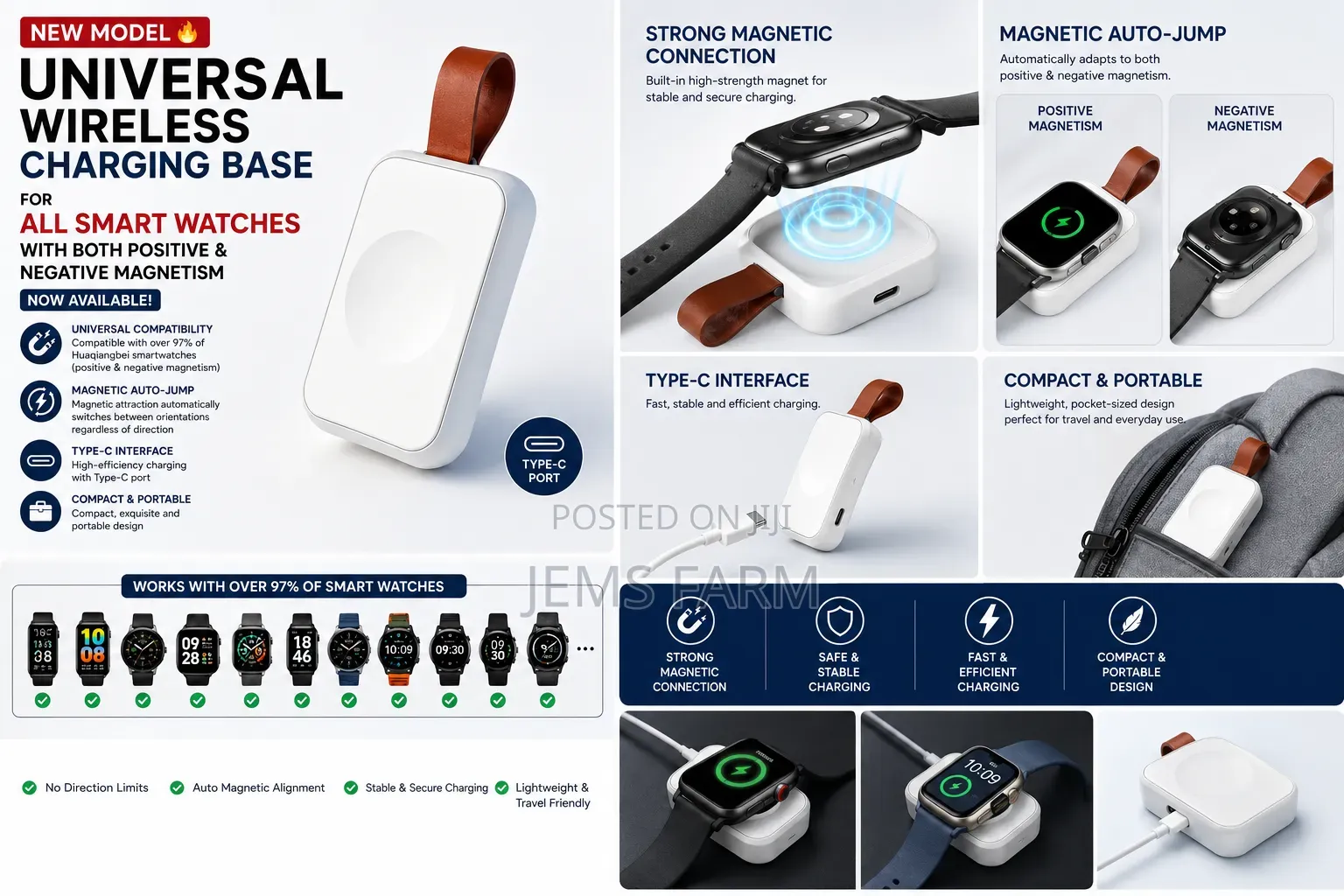 Universal Wireless Charging Base