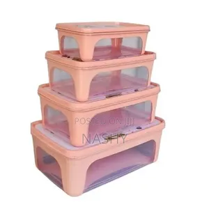 4 Pieces Plastic Container Set