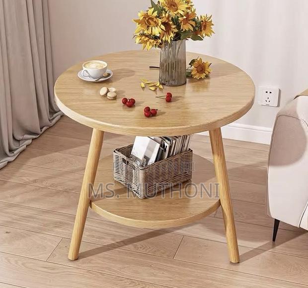 2 Tier Minimalist Nordic Style Coffee / Side Table - thumbnail 2
