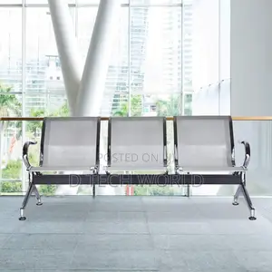3 Link Non-Padded Waiting Bench
