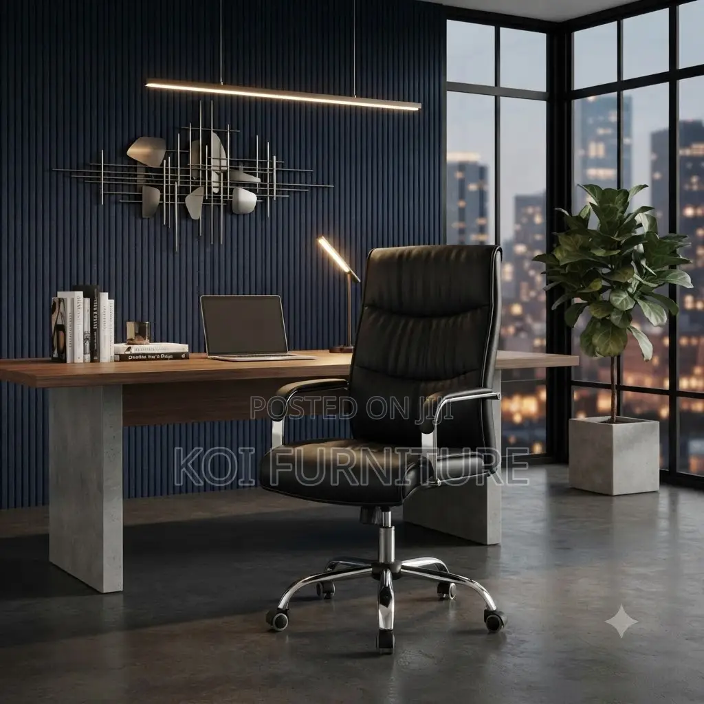 Office Chairs; Leather Ceos Visitor High Office Chair